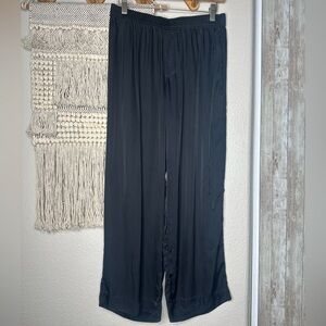 Anthropologie Black Elastic Waist Pants